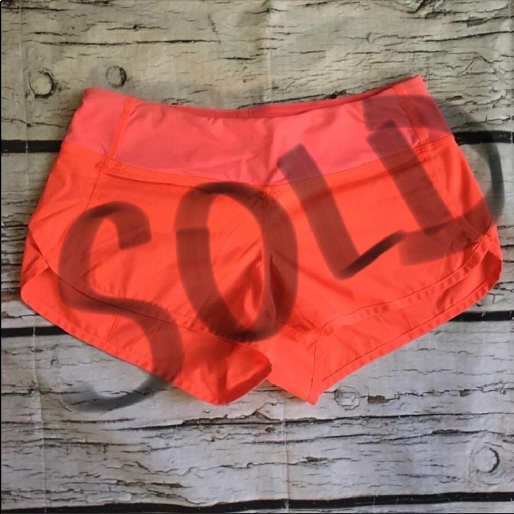 Lululemon shorts size 2